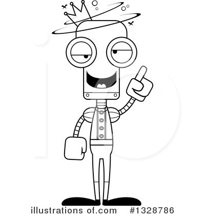 Royalty-Free (RF) Robot Clipart Illustration by Cory Thoman - Stock Sample #1328786
