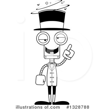 Royalty-Free (RF) Robot Clipart Illustration by Cory Thoman - Stock Sample #1328788