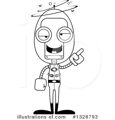 Royalty-Free (RF) Robot Clipart Illustration by Cory Thoman - Stock Sample #1328793