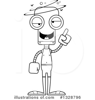 Royalty-Free (RF) Robot Clipart Illustration by Cory Thoman - Stock Sample #1328796