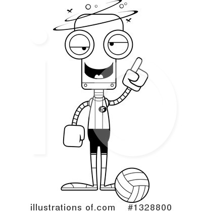 Royalty-Free (RF) Robot Clipart Illustration by Cory Thoman - Stock Sample #1328800