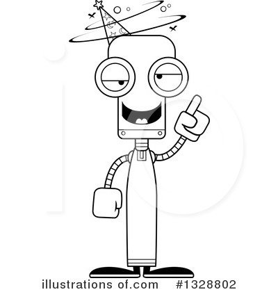 Royalty-Free (RF) Robot Clipart Illustration by Cory Thoman - Stock Sample #1328802
