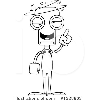 Royalty-Free (RF) Robot Clipart Illustration by Cory Thoman - Stock Sample #1328803