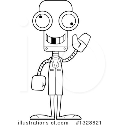 Royalty-Free (RF) Robot Clipart Illustration by Cory Thoman - Stock Sample #1328821