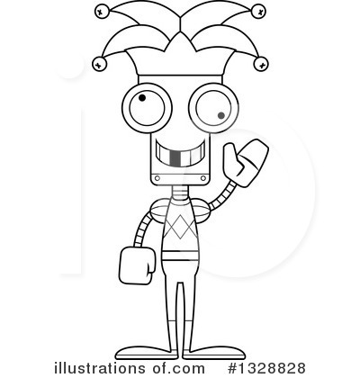 Royalty-Free (RF) Robot Clipart Illustration by Cory Thoman - Stock Sample #1328828