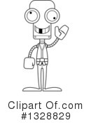 Robot Clipart #1328829 by Cory Thoman