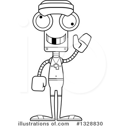 Royalty-Free (RF) Robot Clipart Illustration by Cory Thoman - Stock Sample #1328830