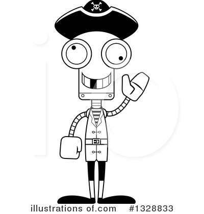 Royalty-Free (RF) Robot Clipart Illustration by Cory Thoman - Stock Sample #1328833