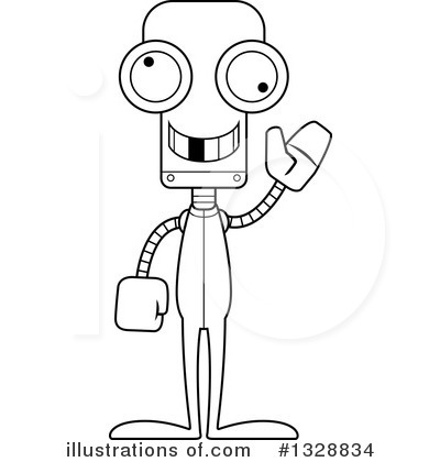 Royalty-Free (RF) Robot Clipart Illustration by Cory Thoman - Stock Sample #1328834