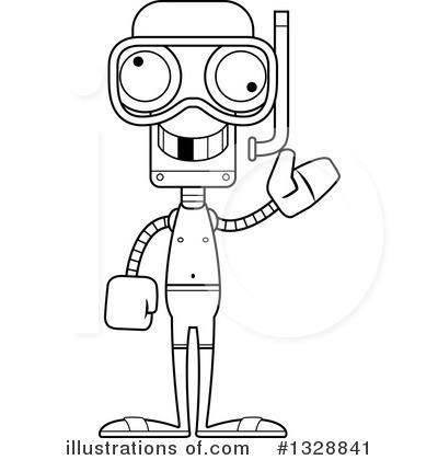 Royalty-Free (RF) Robot Clipart Illustration by Cory Thoman - Stock Sample #1328841