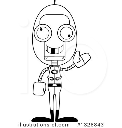 Royalty-Free (RF) Robot Clipart Illustration by Cory Thoman - Stock Sample #1328843