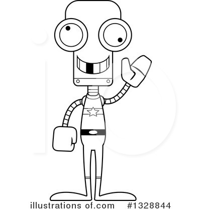Royalty-Free (RF) Robot Clipart Illustration by Cory Thoman - Stock Sample #1328844