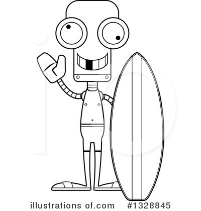 Royalty-Free (RF) Robot Clipart Illustration by Cory Thoman - Stock Sample #1328845