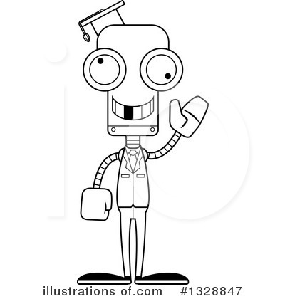 Royalty-Free (RF) Robot Clipart Illustration by Cory Thoman - Stock Sample #1328847