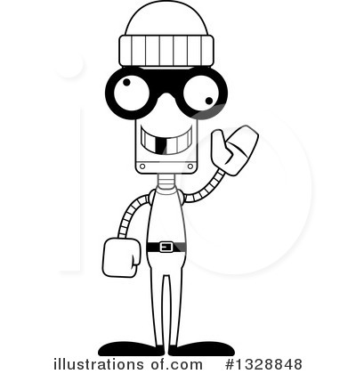 Royalty-Free (RF) Robot Clipart Illustration by Cory Thoman - Stock Sample #1328848