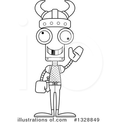 Royalty-Free (RF) Robot Clipart Illustration by Cory Thoman - Stock Sample #1328849
