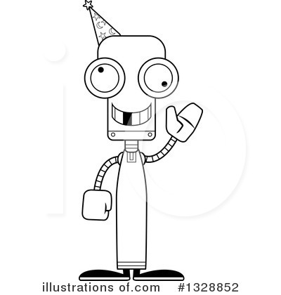 Royalty-Free (RF) Robot Clipart Illustration by Cory Thoman - Stock Sample #1328852
