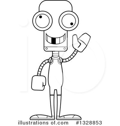 Royalty-Free (RF) Robot Clipart Illustration by Cory Thoman - Stock Sample #1328853