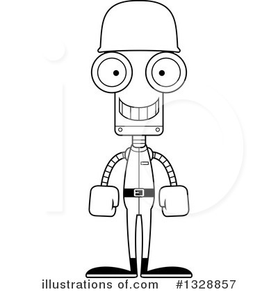 Royalty-Free (RF) Robot Clipart Illustration by Cory Thoman - Stock Sample #1328857