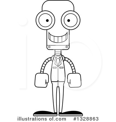 Royalty-Free (RF) Robot Clipart Illustration by Cory Thoman - Stock Sample #1328863