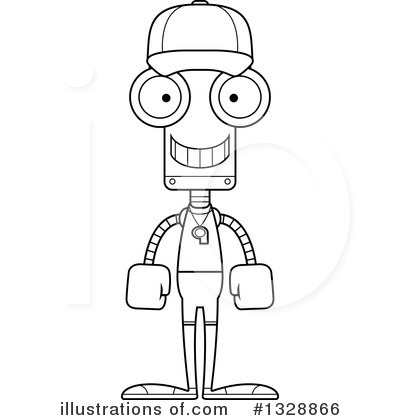 Royalty-Free (RF) Robot Clipart Illustration by Cory Thoman - Stock Sample #1328866
