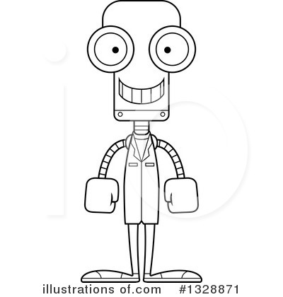 Royalty-Free (RF) Robot Clipart Illustration by Cory Thoman - Stock Sample #1328871