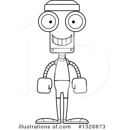 Royalty-Free (RF) Robot Clipart Illustration by Cory Thoman - Stock Sample #1328873