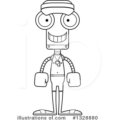 Royalty-Free (RF) Robot Clipart Illustration by Cory Thoman - Stock Sample #1328880