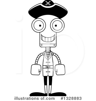 Royalty-Free (RF) Robot Clipart Illustration by Cory Thoman - Stock Sample #1328883