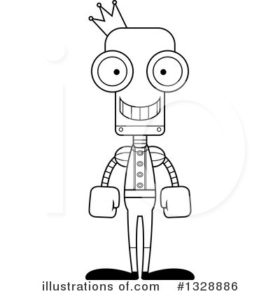 Royalty-Free (RF) Robot Clipart Illustration by Cory Thoman - Stock Sample #1328886
