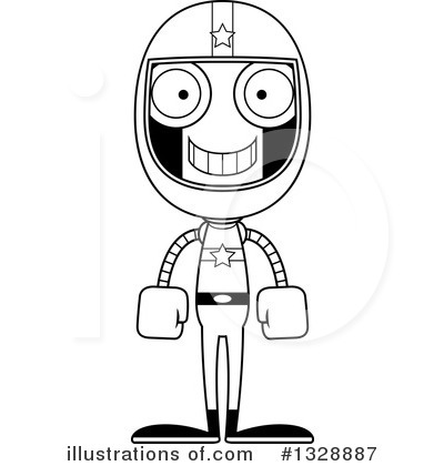 Royalty-Free (RF) Robot Clipart Illustration by Cory Thoman - Stock Sample #1328887