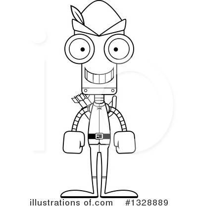Royalty-Free (RF) Robot Clipart Illustration by Cory Thoman - Stock Sample #1328889