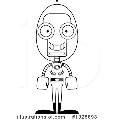 Royalty-Free (RF) Robot Clipart Illustration by Cory Thoman - Stock Sample #1328893
