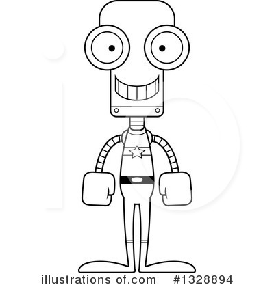 Royalty-Free (RF) Robot Clipart Illustration by Cory Thoman - Stock Sample #1328894