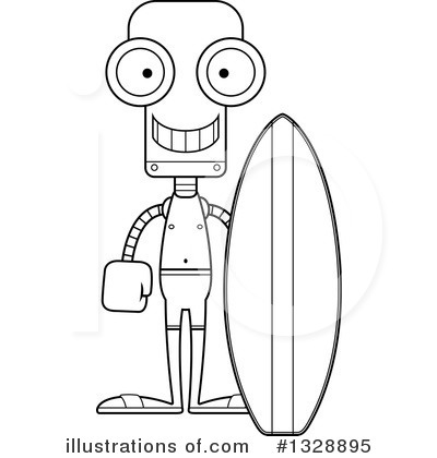 Royalty-Free (RF) Robot Clipart Illustration by Cory Thoman - Stock Sample #1328895