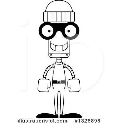 Royalty-Free (RF) Robot Clipart Illustration by Cory Thoman - Stock Sample #1328898