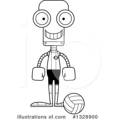 Royalty-Free (RF) Robot Clipart Illustration by Cory Thoman - Stock Sample #1328900