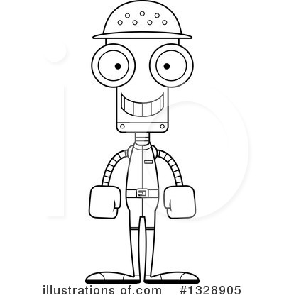 Royalty-Free (RF) Robot Clipart Illustration by Cory Thoman - Stock Sample #1328905
