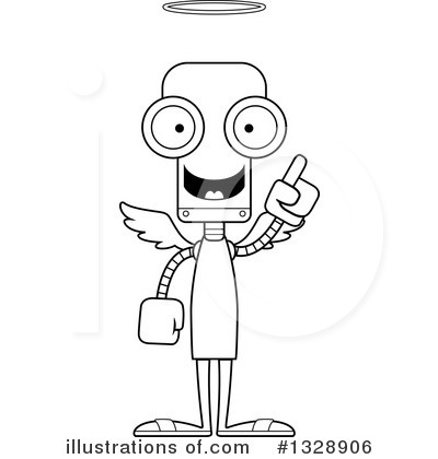Royalty-Free (RF) Robot Clipart Illustration by Cory Thoman - Stock Sample #1328906