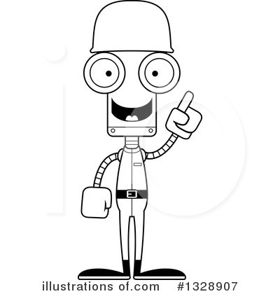 Royalty-Free (RF) Robot Clipart Illustration by Cory Thoman - Stock Sample #1328907