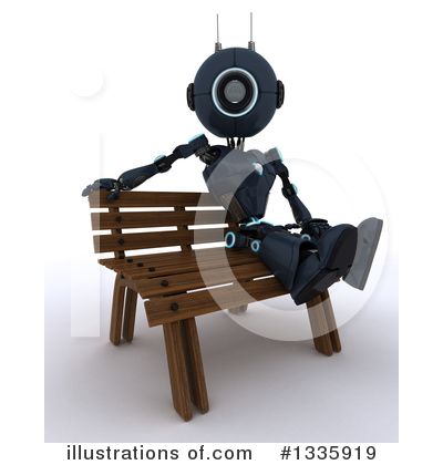 Royalty-Free (RF) Robot Clipart Illustration by KJ Pargeter - Stock Sample #1335919