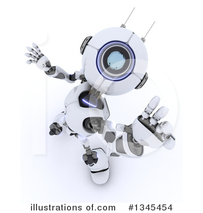 Royalty-Free (RF) Robot Clipart Illustration by KJ Pargeter - Stock Sample #1345454