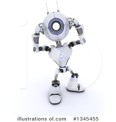Royalty-Free (RF) Robot Clipart Illustration by KJ Pargeter - Stock Sample #1345455