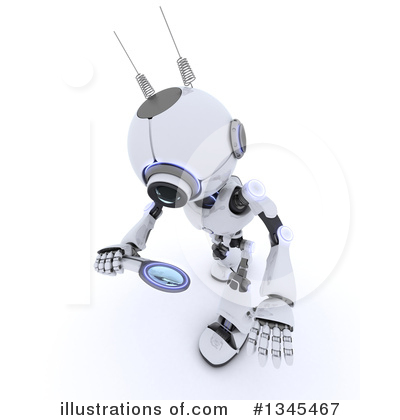 Royalty-Free (RF) Robot Clipart Illustration by KJ Pargeter - Stock Sample #1345467