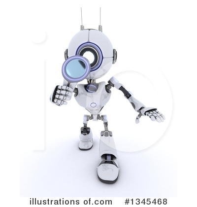 Royalty-Free (RF) Robot Clipart Illustration by KJ Pargeter - Stock Sample #1345468