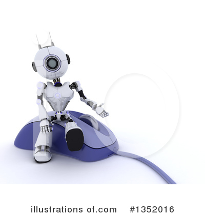 Royalty-Free (RF) Robot Clipart Illustration by KJ Pargeter - Stock Sample #1352016
