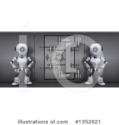 Bank Safe Clipart #1352021 by KJ Pargeter