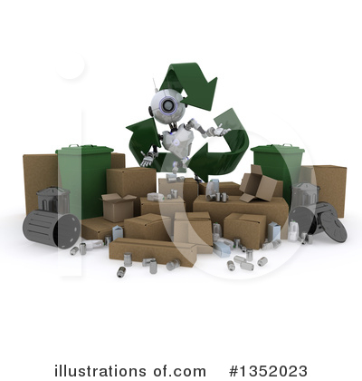 Royalty-Free (RF) Robot Clipart Illustration by KJ Pargeter - Stock Sample #1352023