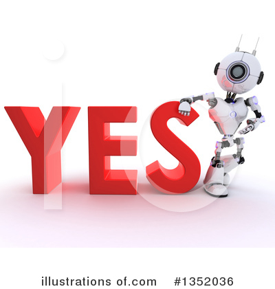 Royalty-Free (RF) Robot Clipart Illustration by KJ Pargeter - Stock Sample #1352036