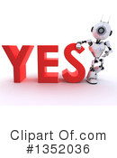 Robot Clipart #1352036 by KJ Pargeter
